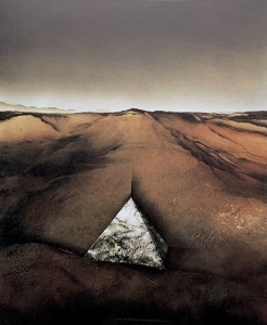Grabmal in geeigneter Landschaft, 1978 / 79