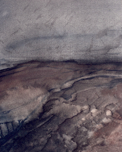 Innenlandschaft 9 (Verwehung), 1978