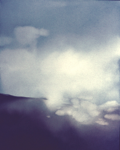 Wolkenbruch in einer Nebellandschaft, 1975