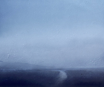 Landschaft bei St. Martin (Regentag), 1982