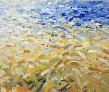 Landschaftsfragment (für Vincent van Gogh), 1986