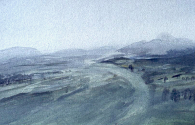 Studie zu Landschaft bei St. Martin, 1982