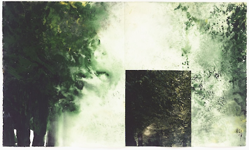 Tagebuch (Waldstück mit Lichtung), 1991